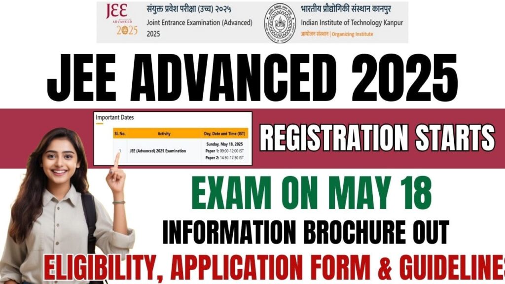 JEE Advanced 2025 Registration