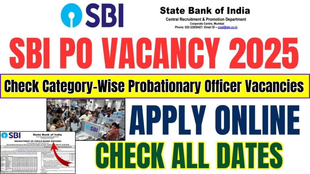 SBI PO Vacancy 2025